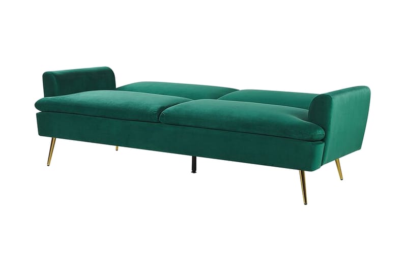 Vettre 3-Pers. Sovesofa - Velour/Mørkegrøn - Møbler - Sofaer - Sovesofaer