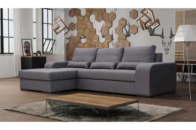 Virago Sovesofa med diva 285x165x90 cm - Møbler - Sofaer - Sovesofaer