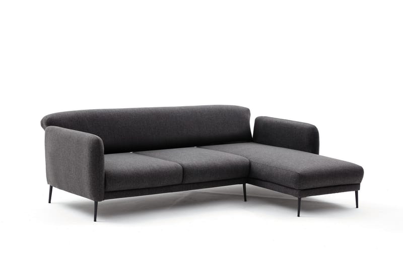 Wenus Chaiselongsovesofa 3-personers - Antracit - Møbler - Sofaer - Sovesofaer