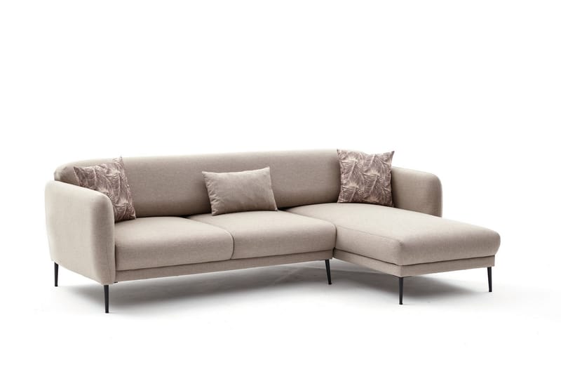 Wenus Chaiselongsovesofa 3-personers - Beige - Møbler - Sofaer - Sovesofaer