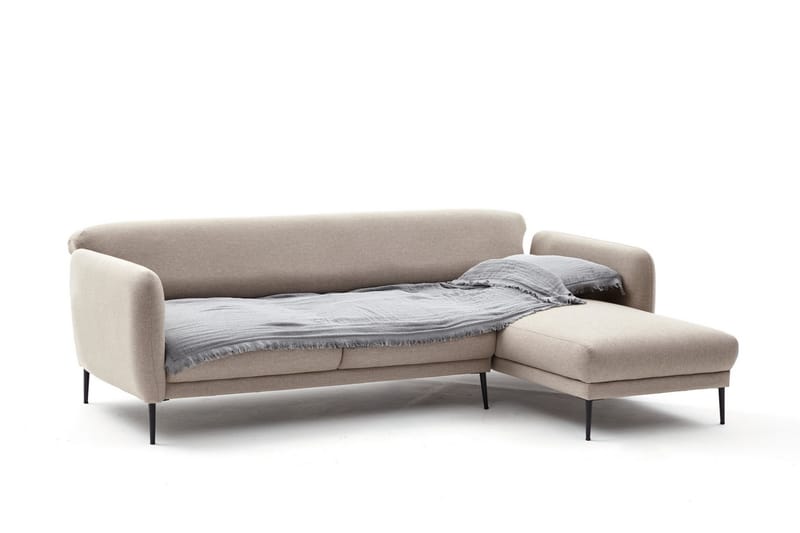 Wenus Chaiselongsovesofa 3-personers - Beige - Møbler - Sofaer - Sovesofaer