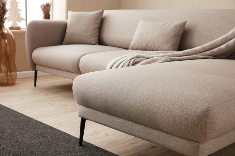 Wenus Chaiselongsovesofa 3-personers - Beige - Møbler - Sofaer - Sovesofaer