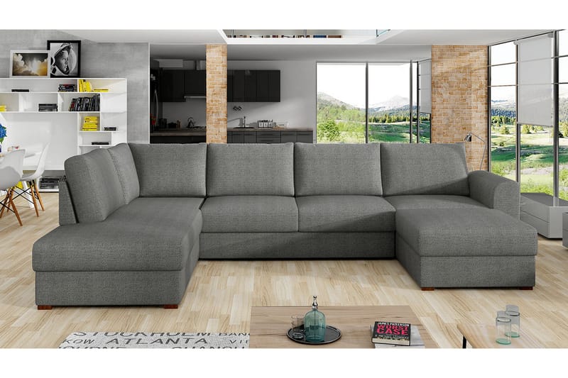 Wilma 6-personers Divan Højre Sovesofa 305 cm - Møbler - Sofaer - Sovesofaer