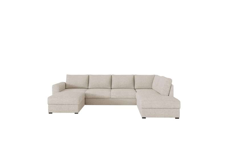 Taberk Sofa med Chaiselong og Divan 4-personers - Beige - Møbler - Sofaer - U Sofa