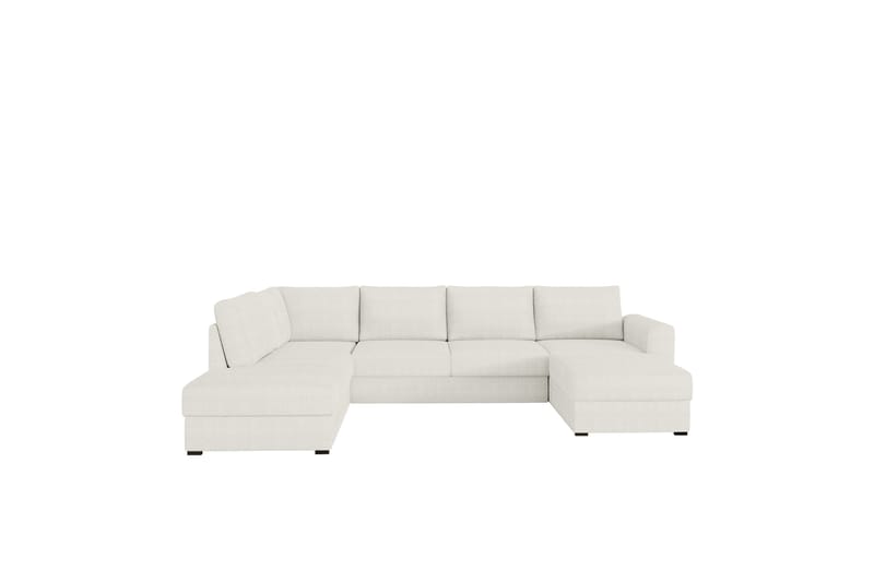 Taberk Sofa med Chaiselong og Divan 4-personers - Hvid - Møbler - Sofaer - U Sofa