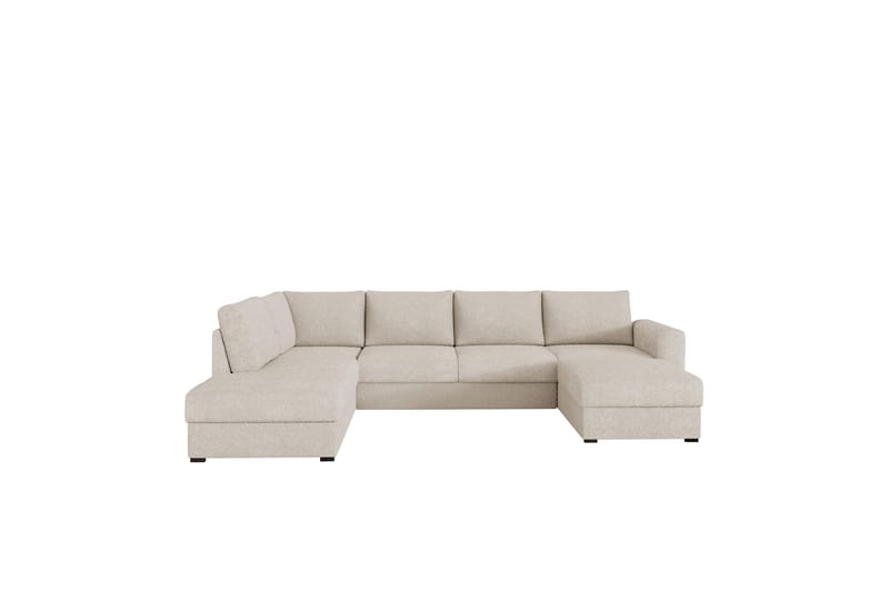 Taberk Sofa med Chaiselong og Divan 4-personers - Beige - Møbler - Sofaer - U Sofa