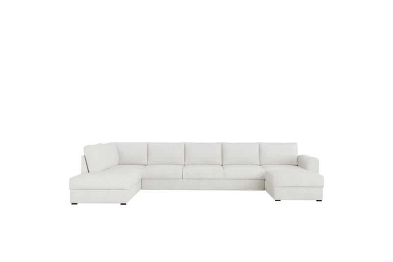 Taberk Sofa med Chaiselong og Divan 5-personers - Hvid - Møbler - Sofaer - U Sofa