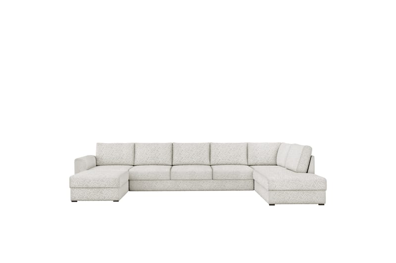 Taberk Sofa med Chaiselong og Divan 5-personers - Beige - Møbler - Sofaer - U Sofa