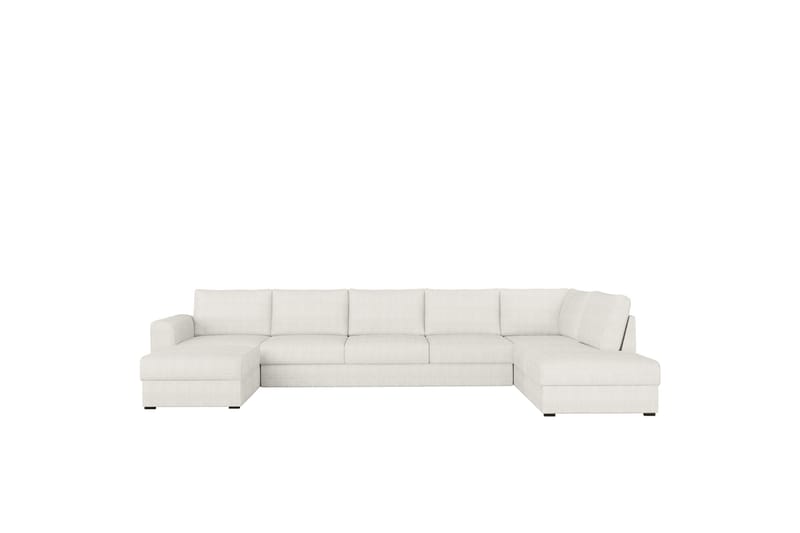 Taberk Sofa med Chaiselong og Divan 5-personers - Hvid - Møbler - Sofaer - U Sofa