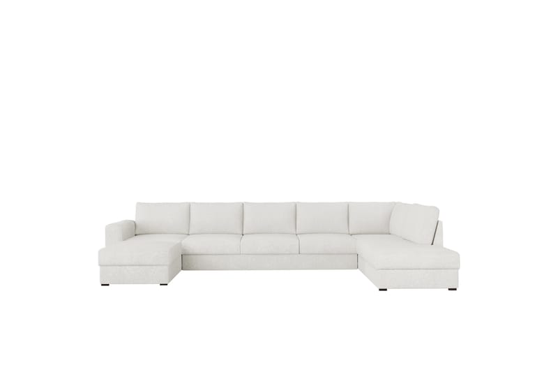 Taberk Sofa med Chaiselong og Divan 5-personers - Hvid - Møbler - Sofaer - U Sofa