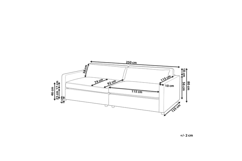 Tomie Sofa 3-personers - Grøn - Møbler - Sofaer - 3 personers sofa