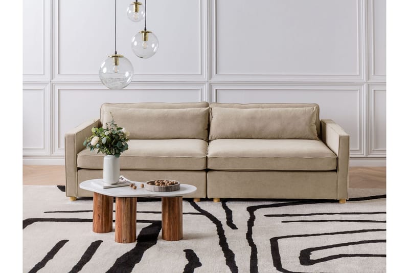 Tomie Sofa 3-personers - Beige - Møbler - Sofaer - 3 personers sofa