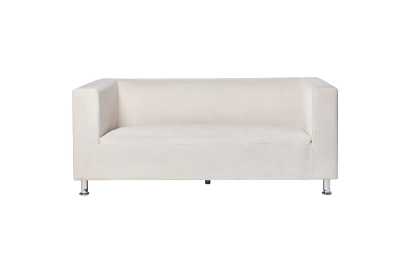 Tomio Sofa 3-personers - Hvid/Sølv - Møbler - Sofaer - 3 personers sofa