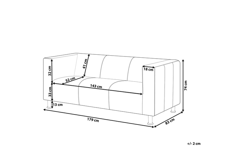 Tomio Sofa 3-personers - Sølv/Grøn - Møbler - Sofaer - 3 personers sofa