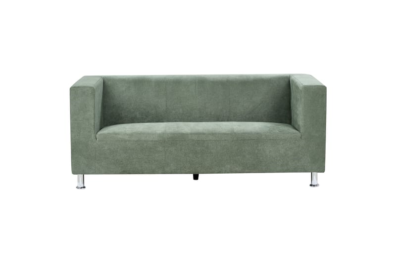 Tomio Sofa 3-personers - Sølv/Grøn - Møbler - Sofaer - 3 personers sofa