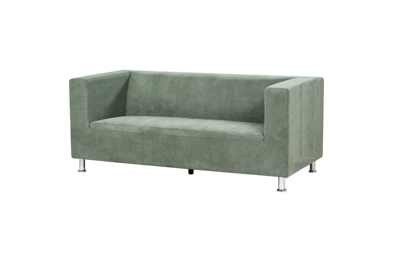 Tomio Sofa 3-personers - Sølv/Grøn - Møbler - Sofaer - 3 personers sofa