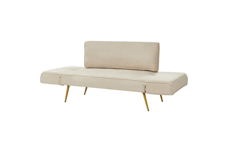 Touya Sovesofa 2-personers - Beige/Guld - Møbler - Sofaer - Sovesofaer