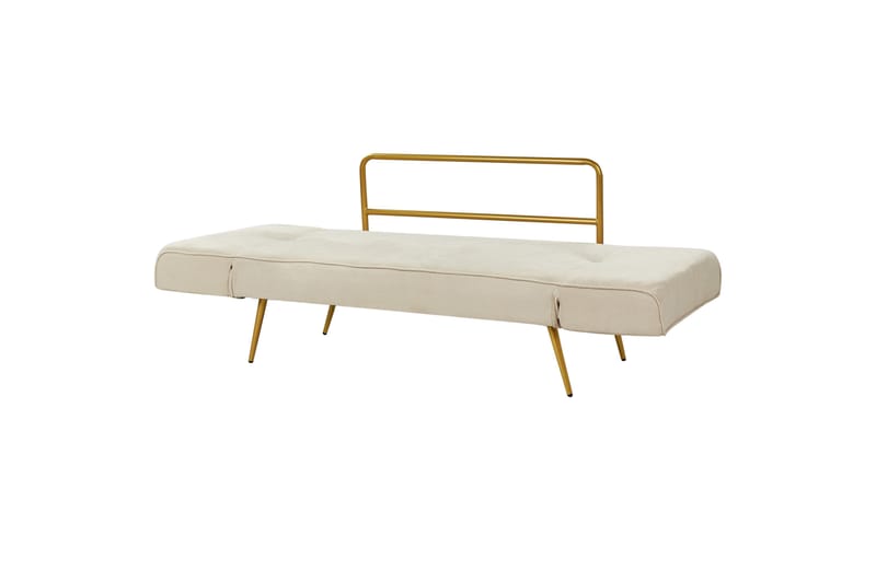 Touya Sovesofa 2-personers - Beige/Guld - Møbler - Sofaer - Sovesofaer