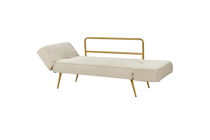 Touya Sovesofa 2-personers - Beige/Guld - Møbler - Sofaer - Sovesofaer