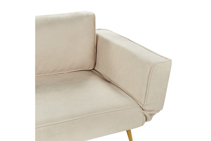 Touya Sovesofa 2-personers - Beige/Guld - Møbler - Sofaer - Sovesofaer