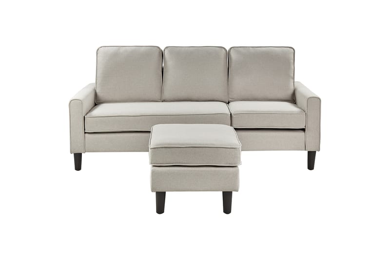 Traun Sofa 3-personers - Beige/Sort - Møbler - Sofaer - 3 personers sofa