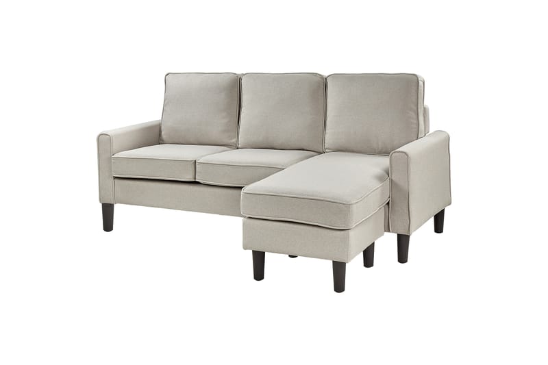 Traun Sofa 3-personers - Beige/Sort - Møbler - Sofaer - 3 personers sofa