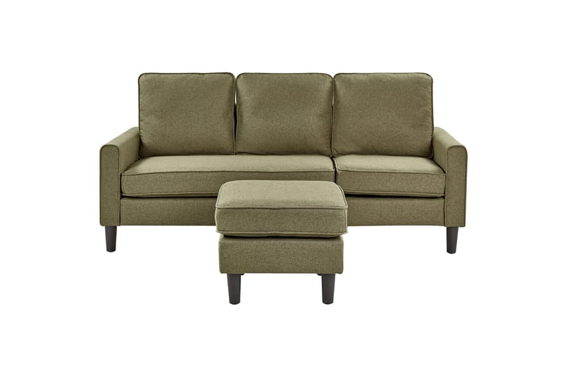 Traun Sofa 3-personers - Sort/Grøn - Møbler - Sofaer - 3 personers sofa