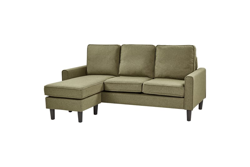 Traun Sofa 3-personers - Sort/Grøn - Møbler - Sofaer - 3 personers sofa