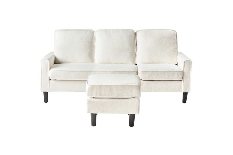 Traun Sofa 3-personers - Sort/Hvid - Møbler - Sofaer - 3 personers sofa