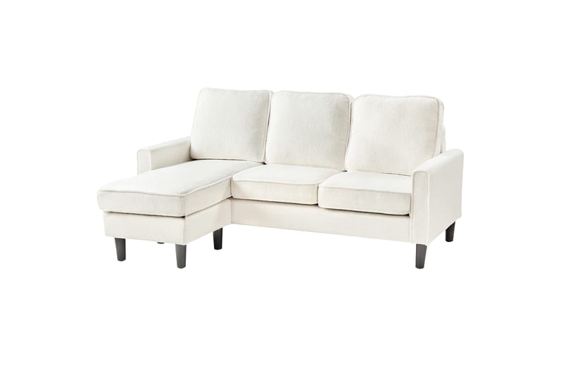 Traun Sofa 3-personers - Sort/Hvid - Møbler - Sofaer - 3 personers sofa