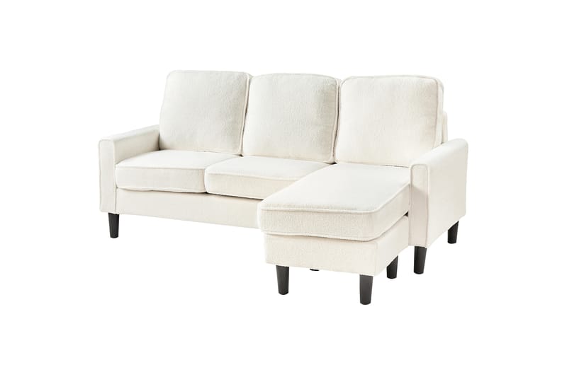 Traun Sofa 3-personers - Sort/Hvid - Møbler - Sofaer - 3 personers sofa