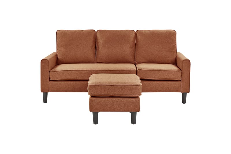 Traun Sofa 3-personers - Brun/Sort - Møbler - Sofaer - 3 personers sofa