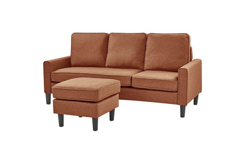 Traun Sofa 3-personers - Brun/Sort - Møbler - Sofaer - 3 personers sofa