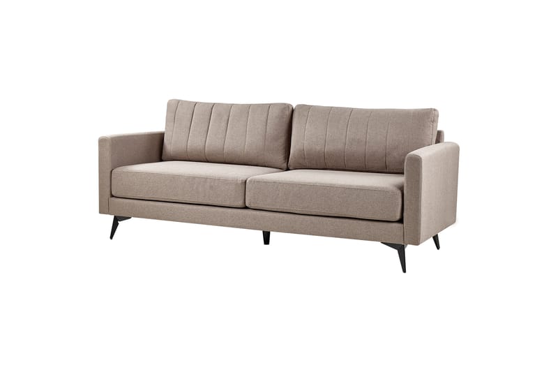 Tuba Sofa 3-personers - Brun/Sort - Møbler - Sofaer - 3 personers sofa