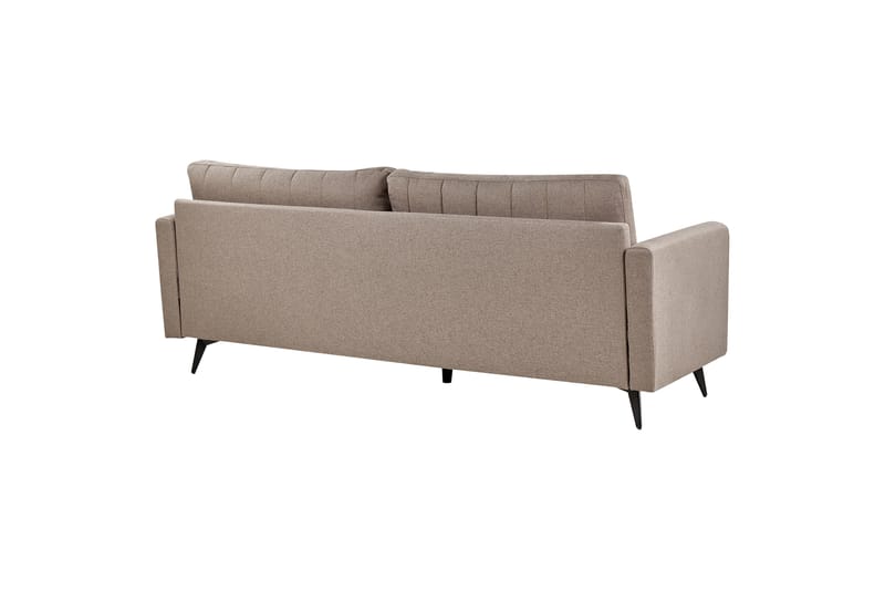 Tuba Sofa 3-personers - Brun/Sort - Møbler - Sofaer - 3 personers sofa