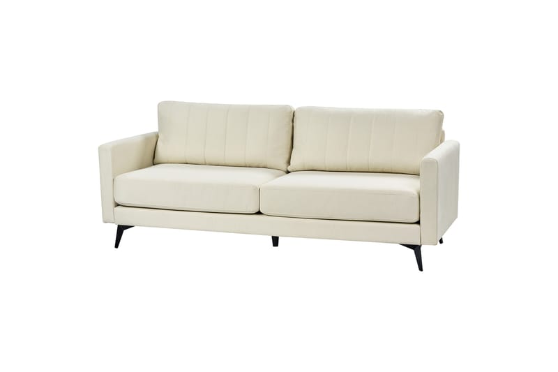 Tuba Sofa 3-personers - Beige/Sort - Møbler - Sofaer - 3 personers sofa