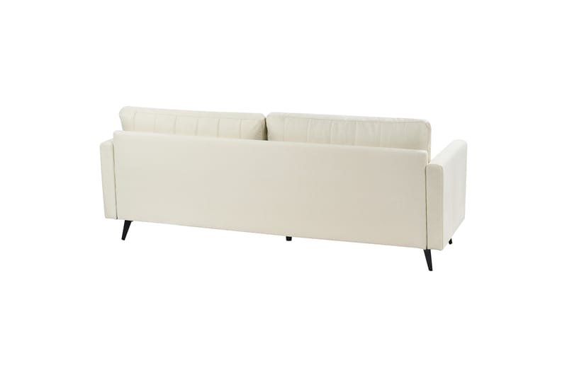 Tuba Sofa 3-personers - Beige/Sort - Møbler - Sofaer - 3 personers sofa