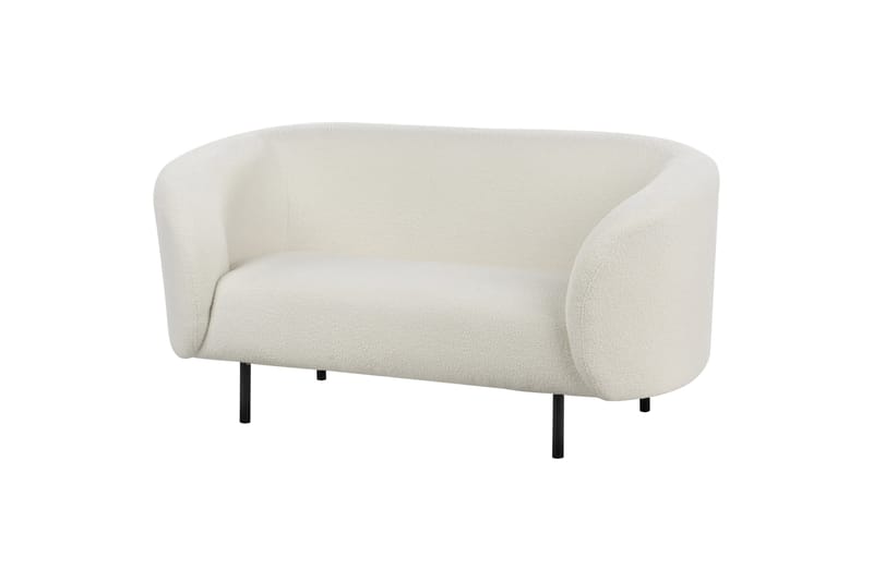 Tuka Sofa 2-personers - Sort/Hvid - Møbler - Sofaer - 2 personers sofa