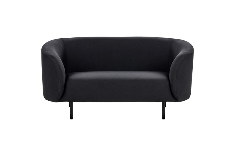 Tuka Sofa 2-personers - Sort - Møbler - Sofaer - 2 personers sofa