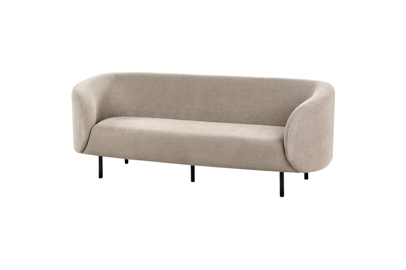 Tuka Sofa 3-personers - Beige/Sort/Grå - Møbler - Sofaer - 3 personers sofa