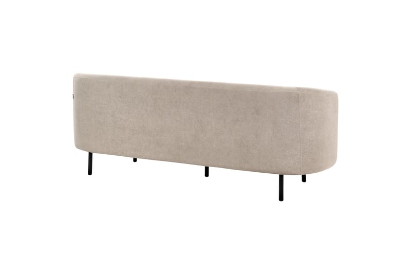 Tuka Sofa 3-personers - Beige/Sort/Grå - Møbler - Sofaer - 3 personers sofa