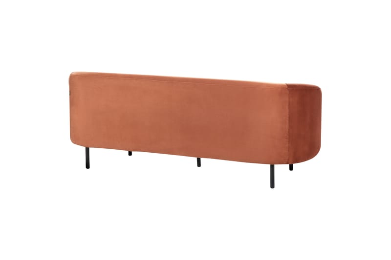 Tuka Sofa 3-personers - Sort/Orange - Møbler - Sofaer - 3 personers sofa