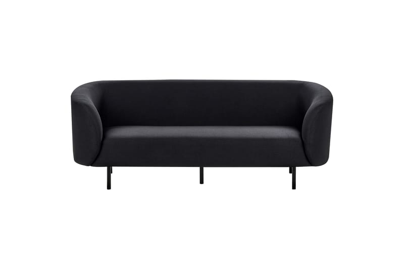 Tuka Sofa 3-personers - Sort - Møbler - Sofaer - 3 personers sofa