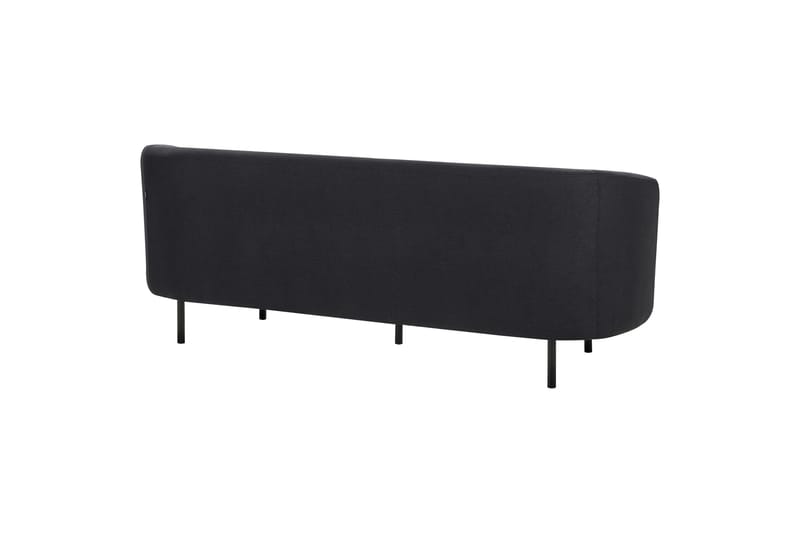 Tuka Sofa 3-personers - Sort - Møbler - Sofaer - 3 personers sofa