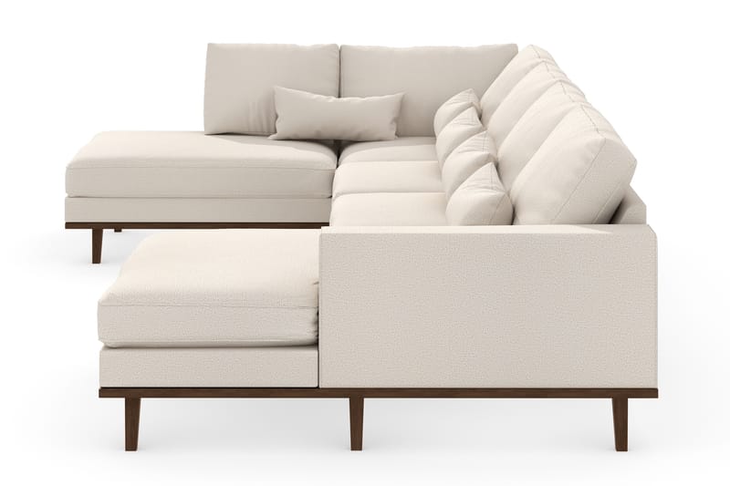 Copenhagen Stor U Sofa Divan Højre Chaiselong Venstre - Beige/Eg - Møbler - Sofaer - U Sofa