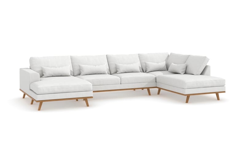 Copenhagen U-Sofa - Hvid/Eg - Møbler - Sofaer - U Sofa