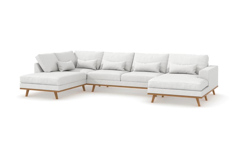 Copenhagen U-Sofa - Hvid/Eg - Møbler - Sofaer - U Sofa