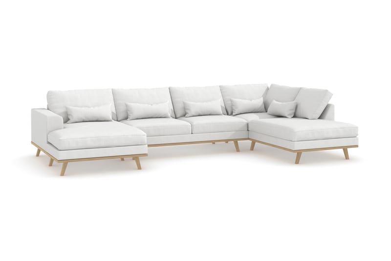 Copenhagen U-Sofa - Hvid/Eg - Møbler - Sofaer - U Sofa