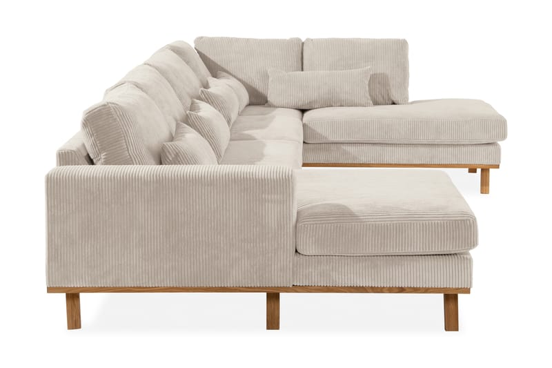 Copenhagen U Sofa i Manchester Divan Venstre Chaiselong Højre - Beige - Møbler - Sofaer - U Sofa