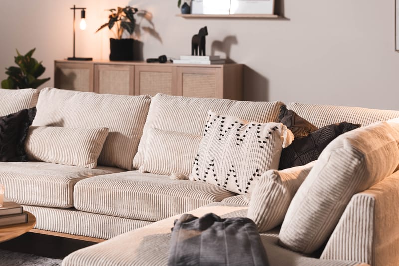 Copenhagen U Sofa i Manchester Divan Venstre Chaiselong Højre - Beige - Møbler - Sofaer - U Sofa